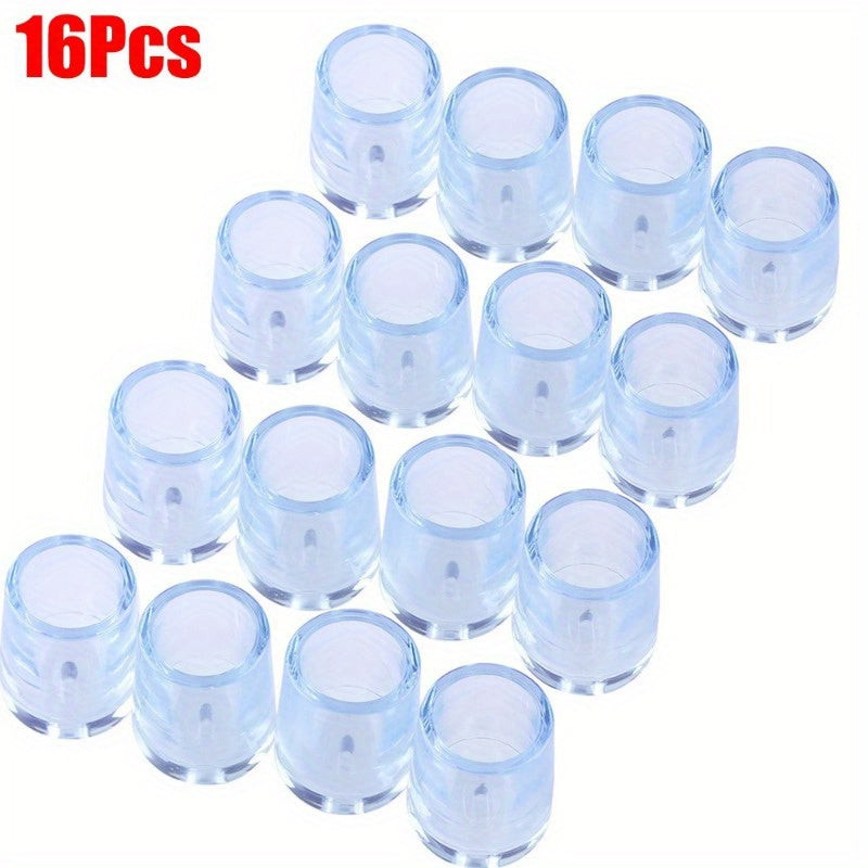 4 ks Silikónová stoličková čiapka, podložka na nohy stola