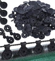 50 ks Čierny tieniaci sieťový klip