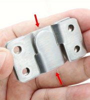 4-dielna sada z nehrdzavejúcej ocele Z klip, kovový zapustený držiak na obrazy – 4-dielna sada z nehrdzavejúcej ocele Z klip, kovový zapustený držiak na obrazy