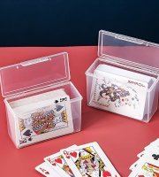 2 ks Priehľadná Krabička na Karty
