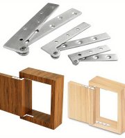 Nerezová oceľ skrytý dverový záves