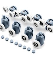 Kolieska pre sprchový kút, 8 ks súprava