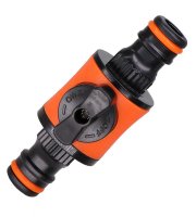 1 ks rovný záhradný hadicový uzatvárací ventil príslušenstvo