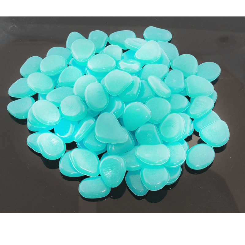 Fluorescenčné ozdobné kamienky