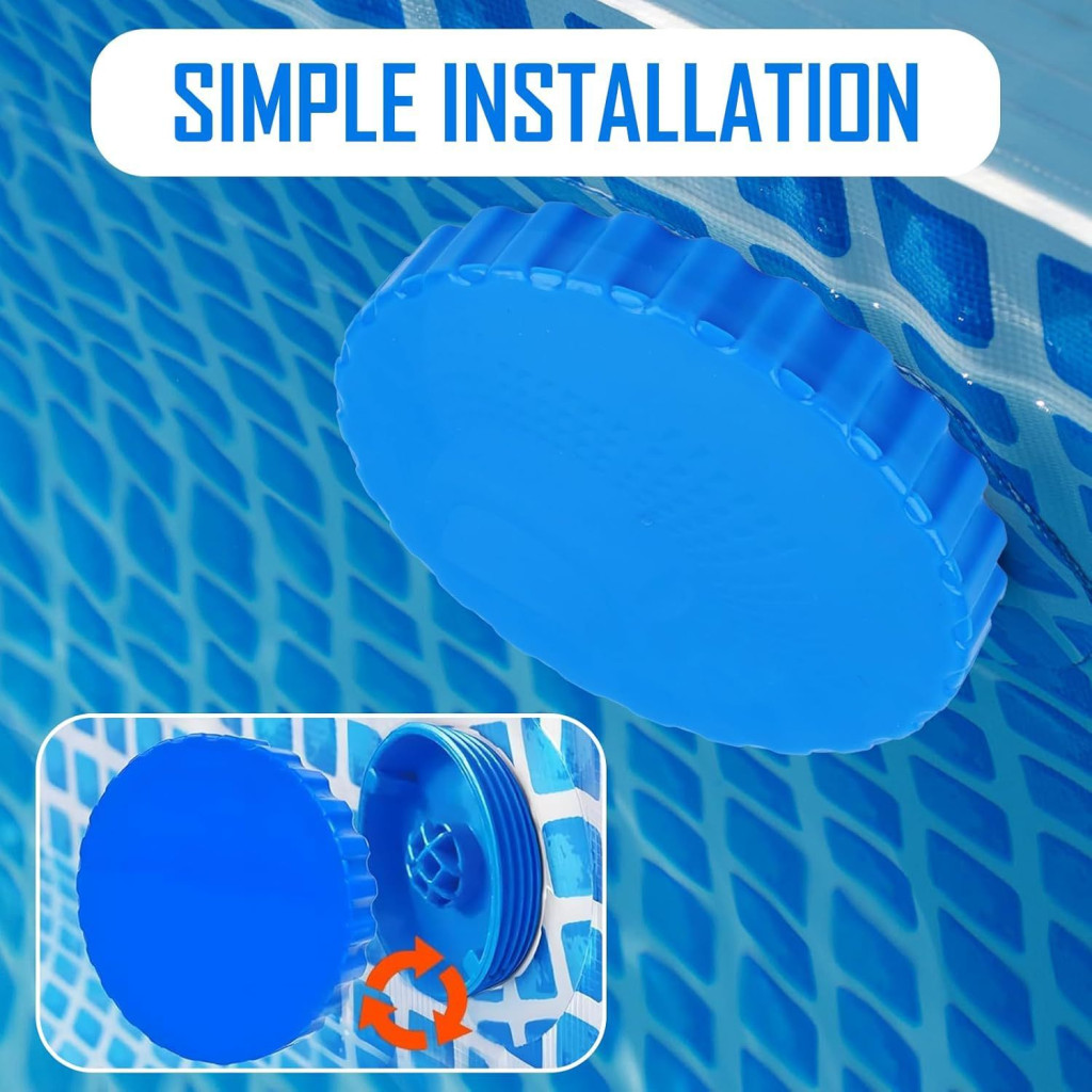 Intex Kompatibilná Bazénová Vtoková Náhradná Sada – Pre Nadzemné Bazény, Zimná Uzatváracia Sada