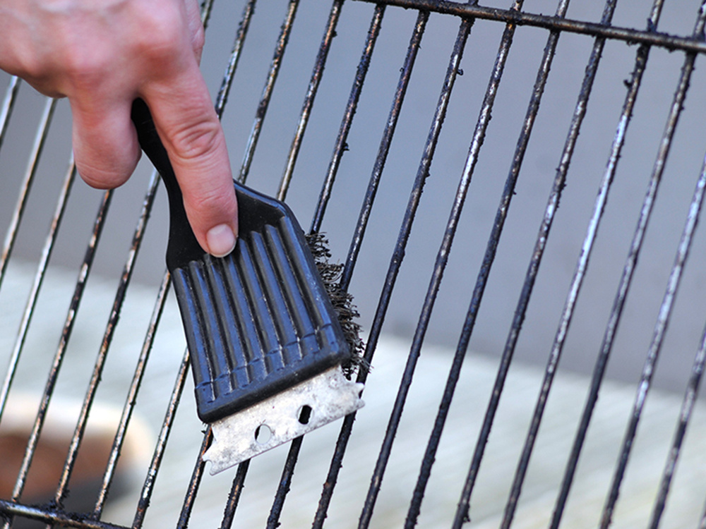 Kefa na čistenie grilu 2v1