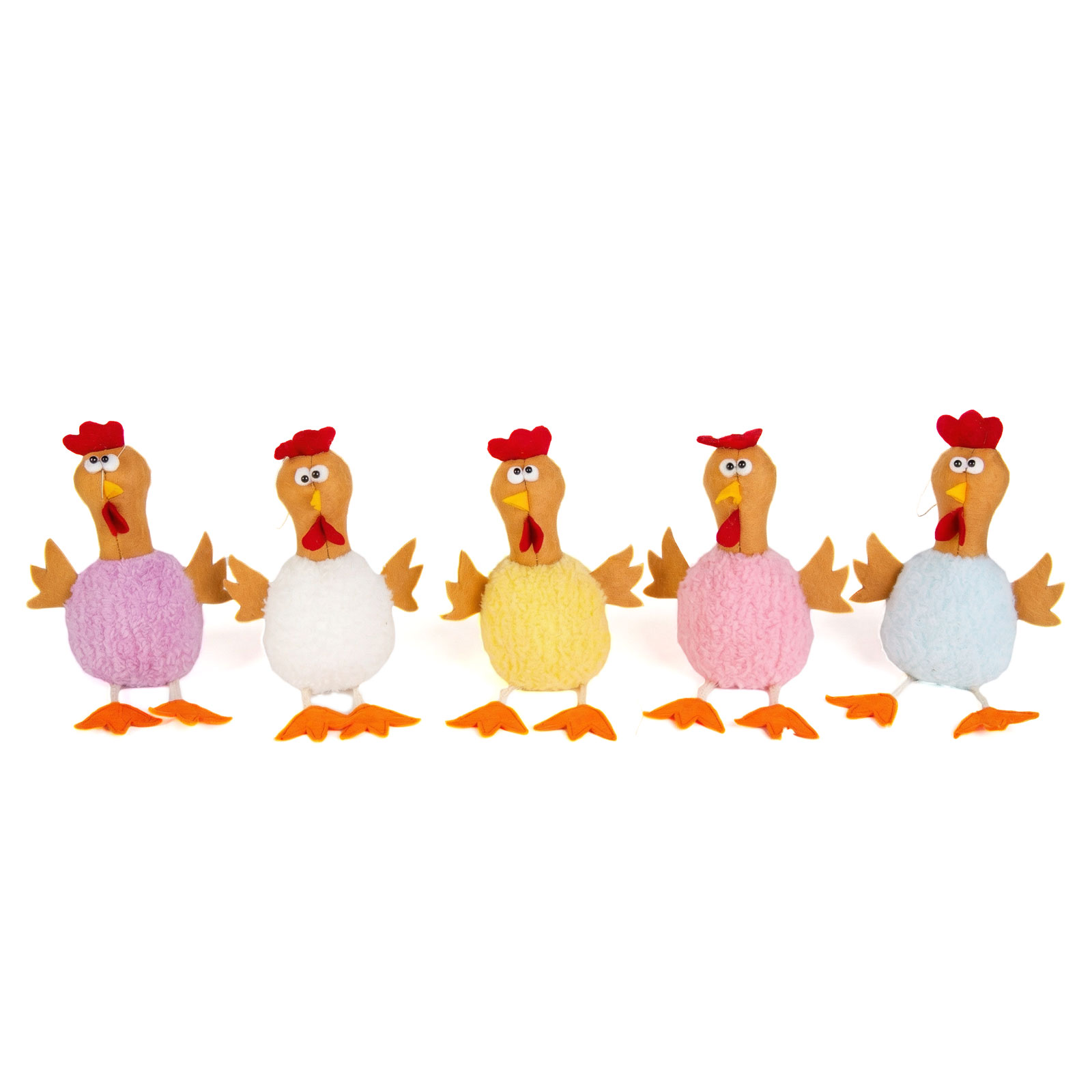 Textilná dekorácia - kuriatko - 23 cm - 5 druhov