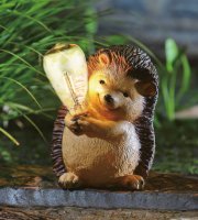 Solárna zvieracia figúrka – ježko – 1× filamentová LED – 16 x 19 x 23 cm