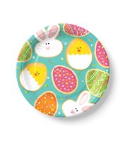 Veľkonočný papierový tanier - 23 cm - 8 ks / balenie