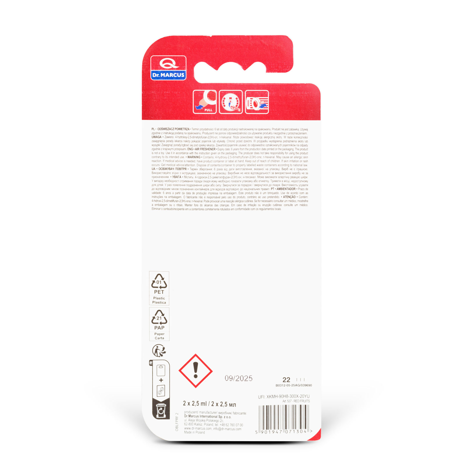 Dr. Marcus AIRCAN VANILLA Osviežovač vzduchu