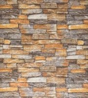 Tapeta s tehlovým efektom Sivožltá