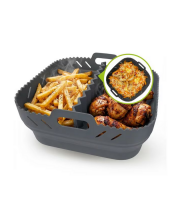GOURMETmaxx Silikónová forma do teplovzdušnej fritézy s oddeľovačom 21*21*8 cm