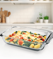 GOURMETmaxx sklenená zapekacia misa / pekáč 800 ml