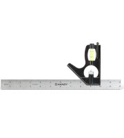 Uhlomer s pravítkom – 305 x 115 x 15 mm – kov