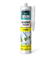 Bison sklenený silikón, transparentný, 280 ml
