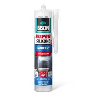 Bison Super sanitárny silikón, biely, 280 ml