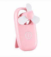 Mini ventilátor - 2 x AAA - 6 x 5 x 11,5 cm - 4 farby