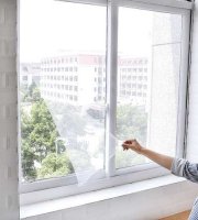 Sieťka proti komárom so suchým zipsom
