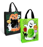 Halloweenová taška s okienkom - 40 x 30 x 10 cm - 2 druhy