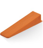 Plastic leveling wedge set - 1–15 mm - oranžová - 100 pcs / pack