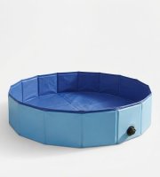 Skladací bazén pre domáce zvieratá – vonkajší aj vnútorný – 120 × 30 cm