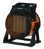 Dielenský ohrievač - PTC - 1000 / 2000 W - oranžová/čierna