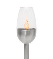 Home MX816 solárna záhradná lampa, 12 ks displej, plast, 1 ks teplobiely LED, vonkajšie, vnútorné