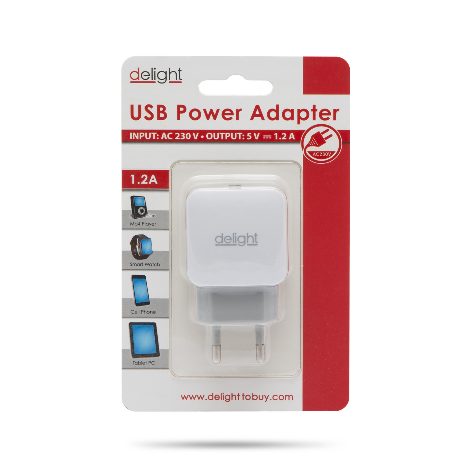 USB sieťový adaptér biela